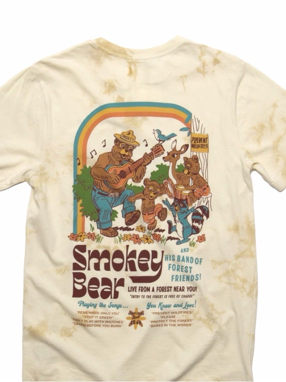 Parks Project Smokey's Band Vintage Dyed Unisex Short Sleeve Tee